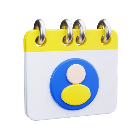 カレンダー  3D Icon