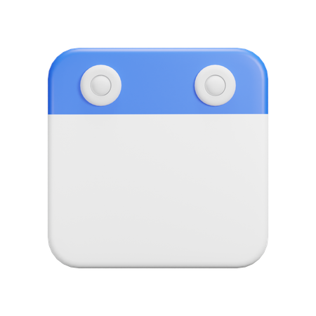 カレンダー  3D Icon