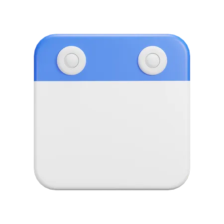 カレンダー  3D Icon