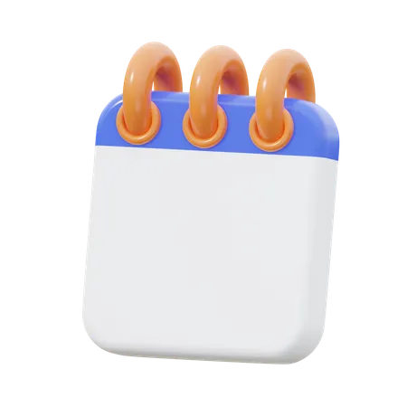 カレンダー  3D Icon