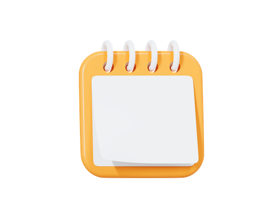Calendar  3D Icon