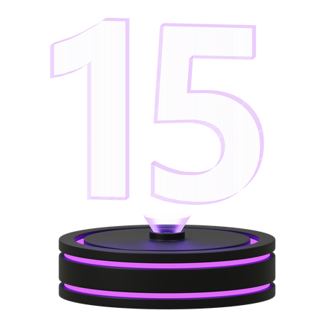 Calendar 15  3D Icon