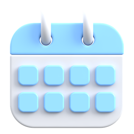 Calendar  3D Icon