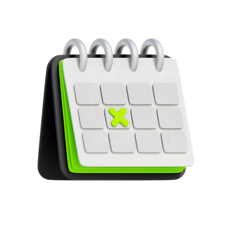 カレンダー  3D Icon