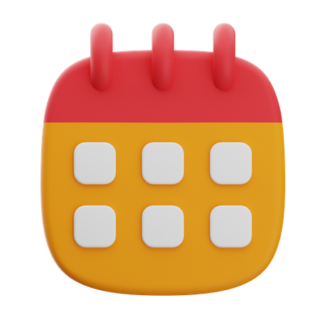 달력  3D Icon