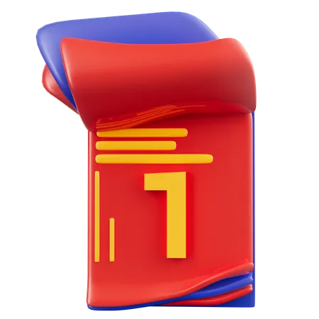 Calendar  3D Icon