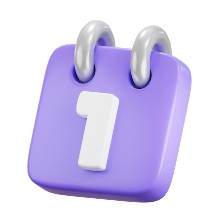 Calendar  3D Icon