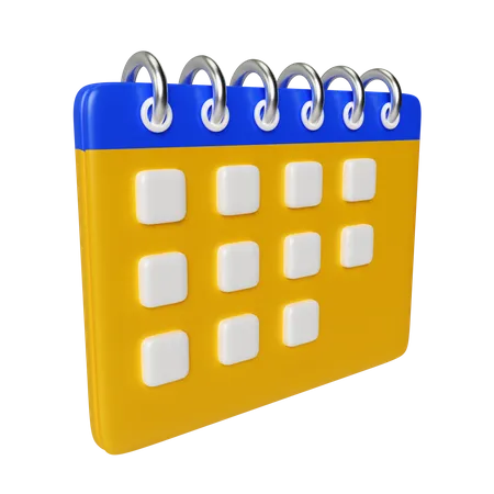 Calendar  3D Icon