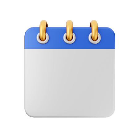 Calendar  3D Icon