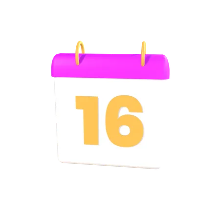 Calendar  3D Icon