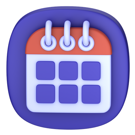 Calendar  3D Icon