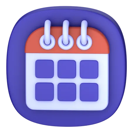 Calendar  3D Icon