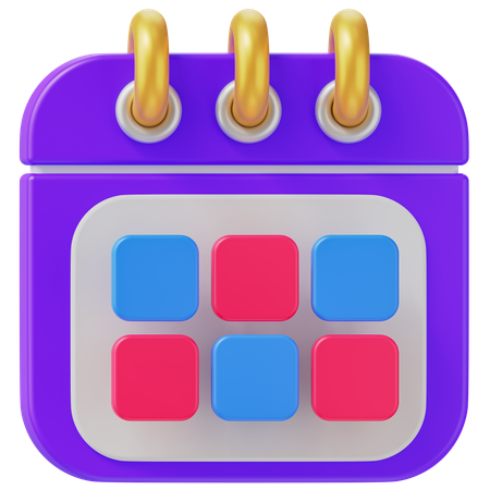 Calendar  3D Icon