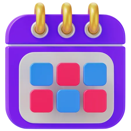 Calendar  3D Icon