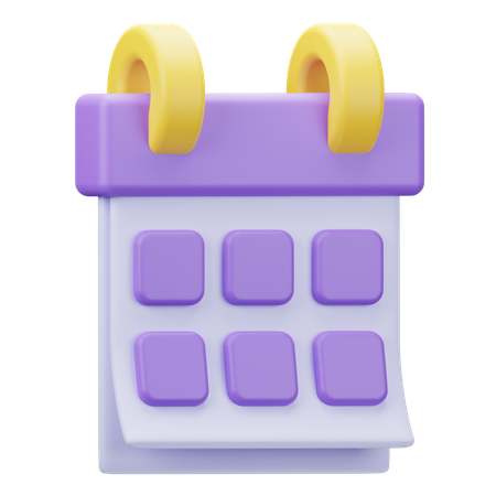 Calendar  3D Icon