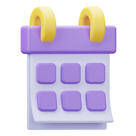 Calendar  3D Icon