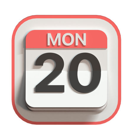 Calendar  3D Icon