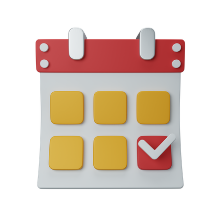 Calendar  3D Icon