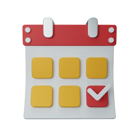 Calendar  3D Icon