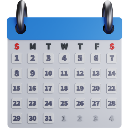 Calendar  3D Icon