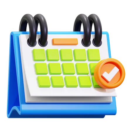 Calendar  3D Icon