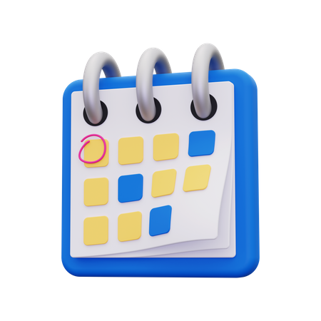 Calendar  3D Icon