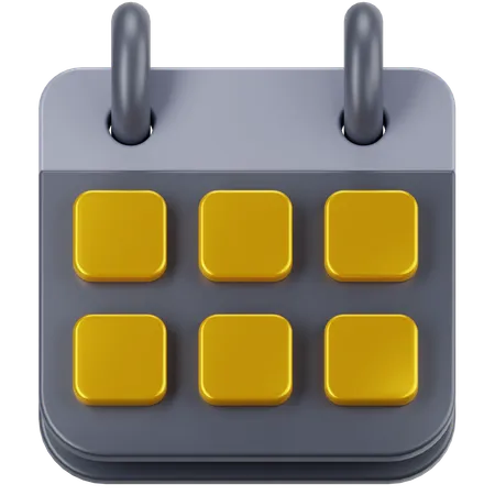 Calendar  3D Icon