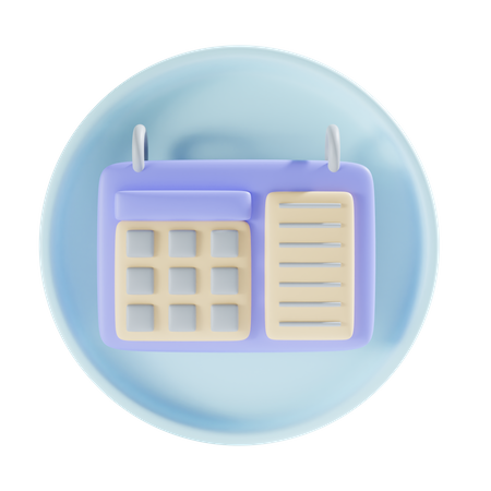 Calendar  3D Icon