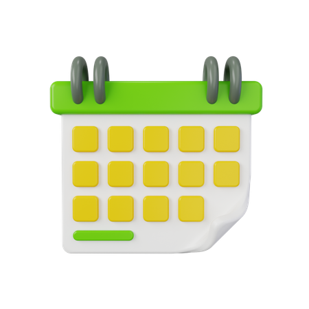 Calendar  3D Icon