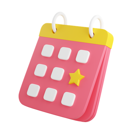 Calendar  3D Icon