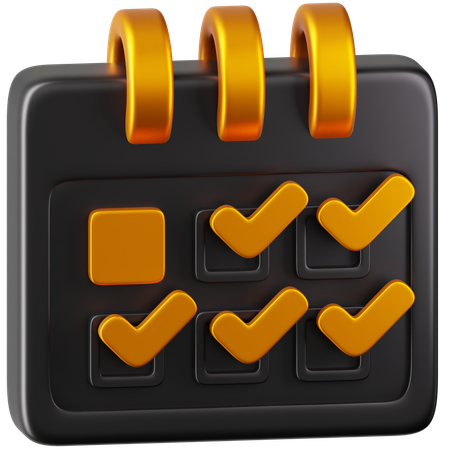 Calendar  3D Icon