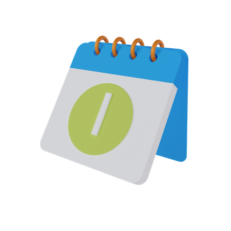 Calendar  3D Icon