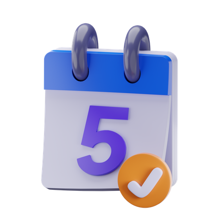 Calendar  3D Icon