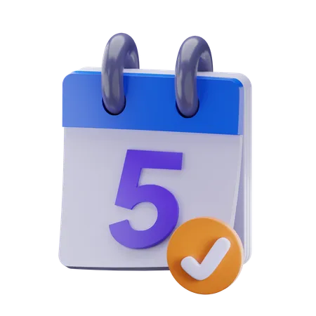 Calendar  3D Icon