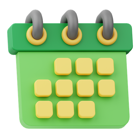 Calendar  3D Icon