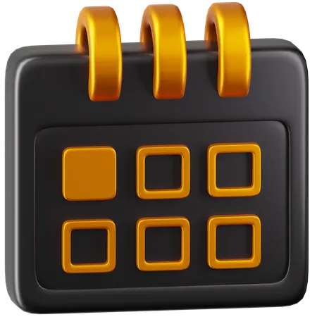 Calendar  3D Icon