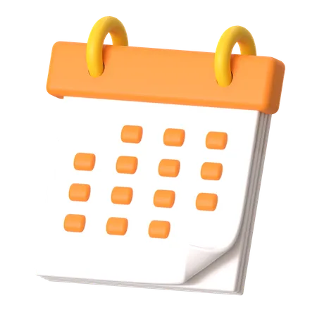 Calendar  3D Icon