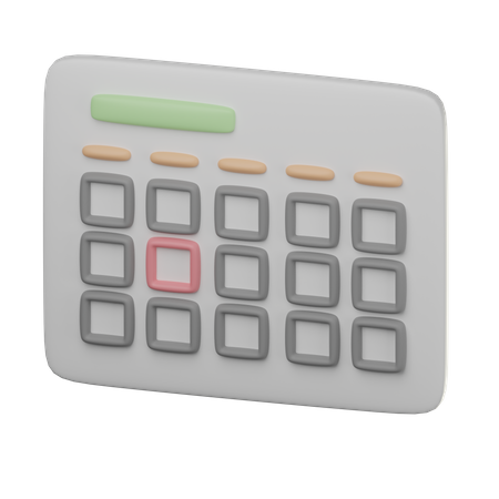 Calendar  3D Icon