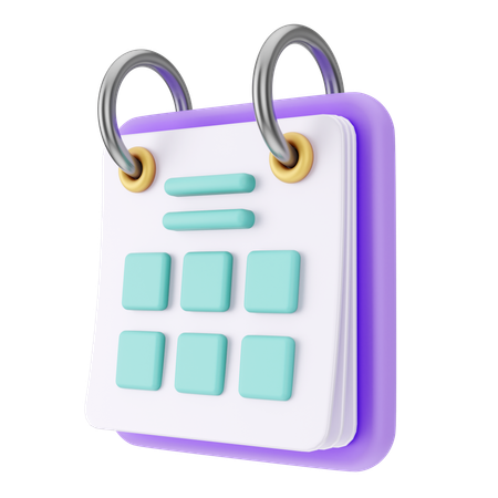 Calendar  3D Icon