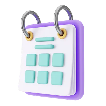 Calendar  3D Icon