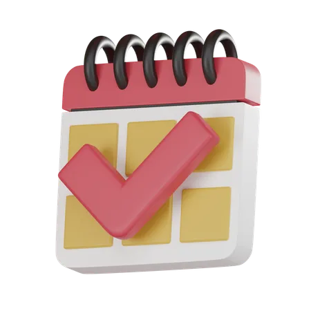 Calendar  3D Icon