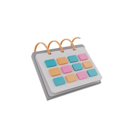 Calendar  3D Icon