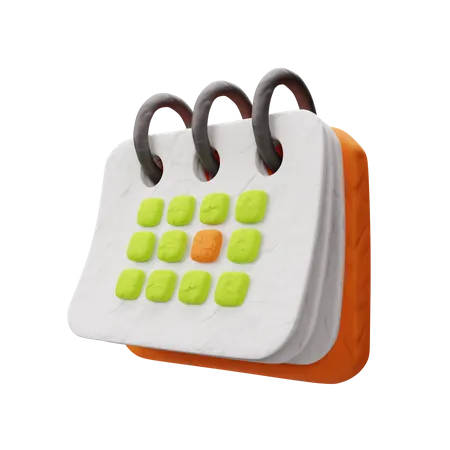 Calendar  3D Icon