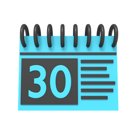 Calendar  3D Icon