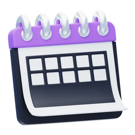 Calendar  3D Icon