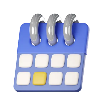 Calendar  3D Icon