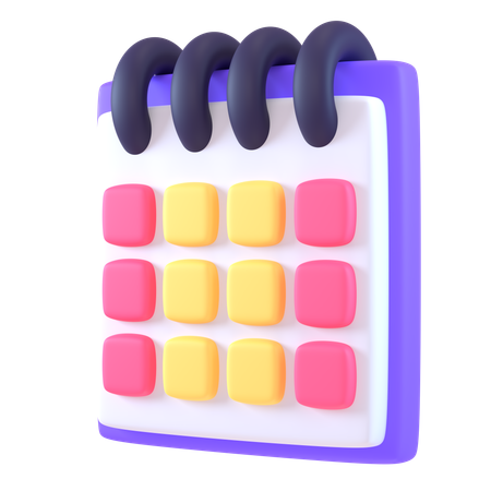 Calendar  3D Icon