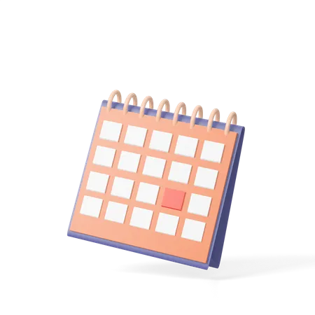 Calendar  3D Icon