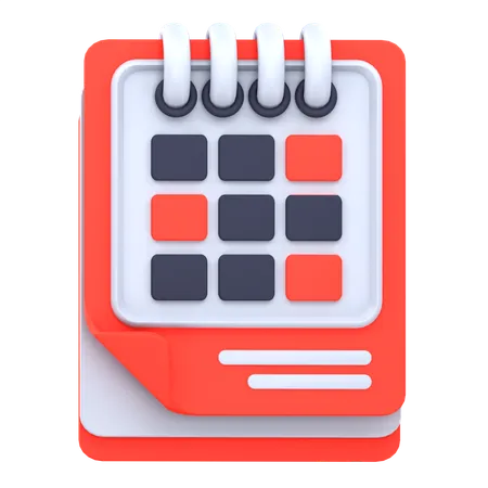 Calendar  3D Icon