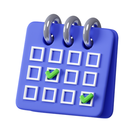 Calendar  3D Icon